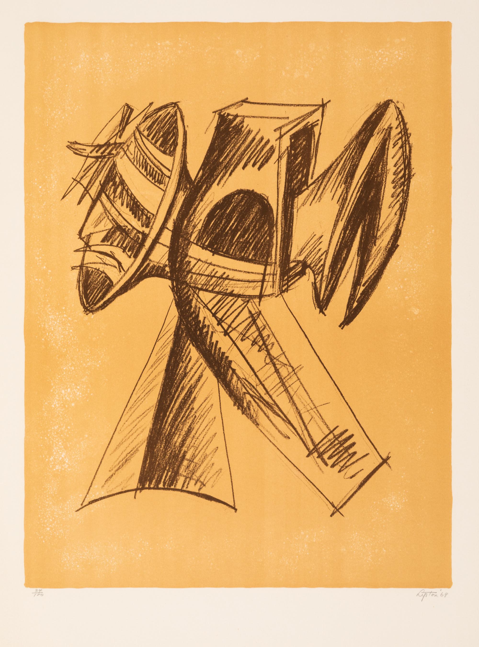 Seymour Lipton, (American, 1903-1986), A group of three works: Study of Sculpture I, Study of Sculpture II, and Study of Sculpture III,