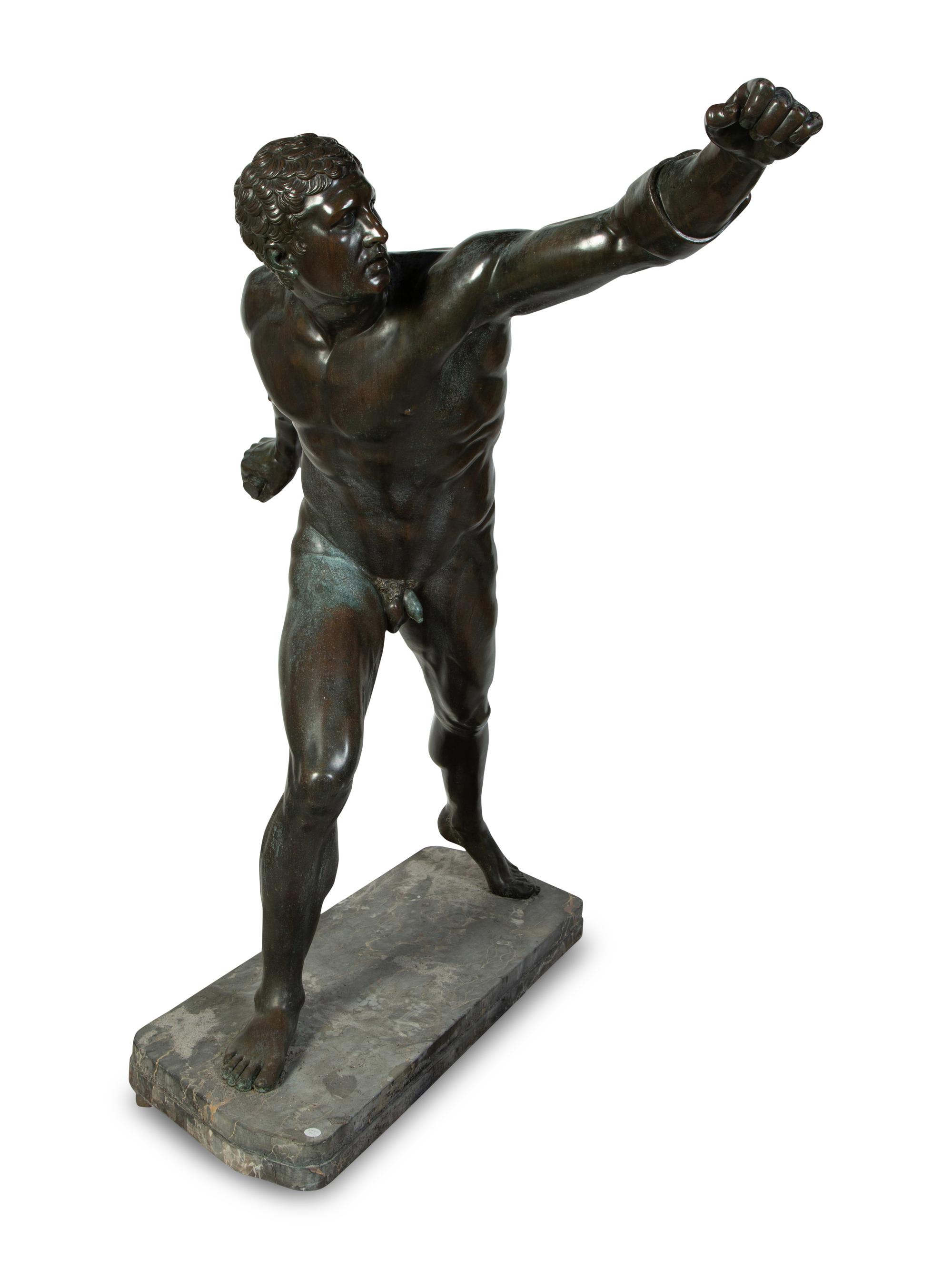 After Agasias of Ephesos (Greek, active 100 BC), The Borghese Gladiator — 19TH CENTURY