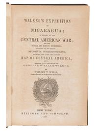 [FILIBUSTERS -- WALKER, William (1824-1860)]. Small grouping related to William Walker and the "Walker Expedition" to Nicaragua.