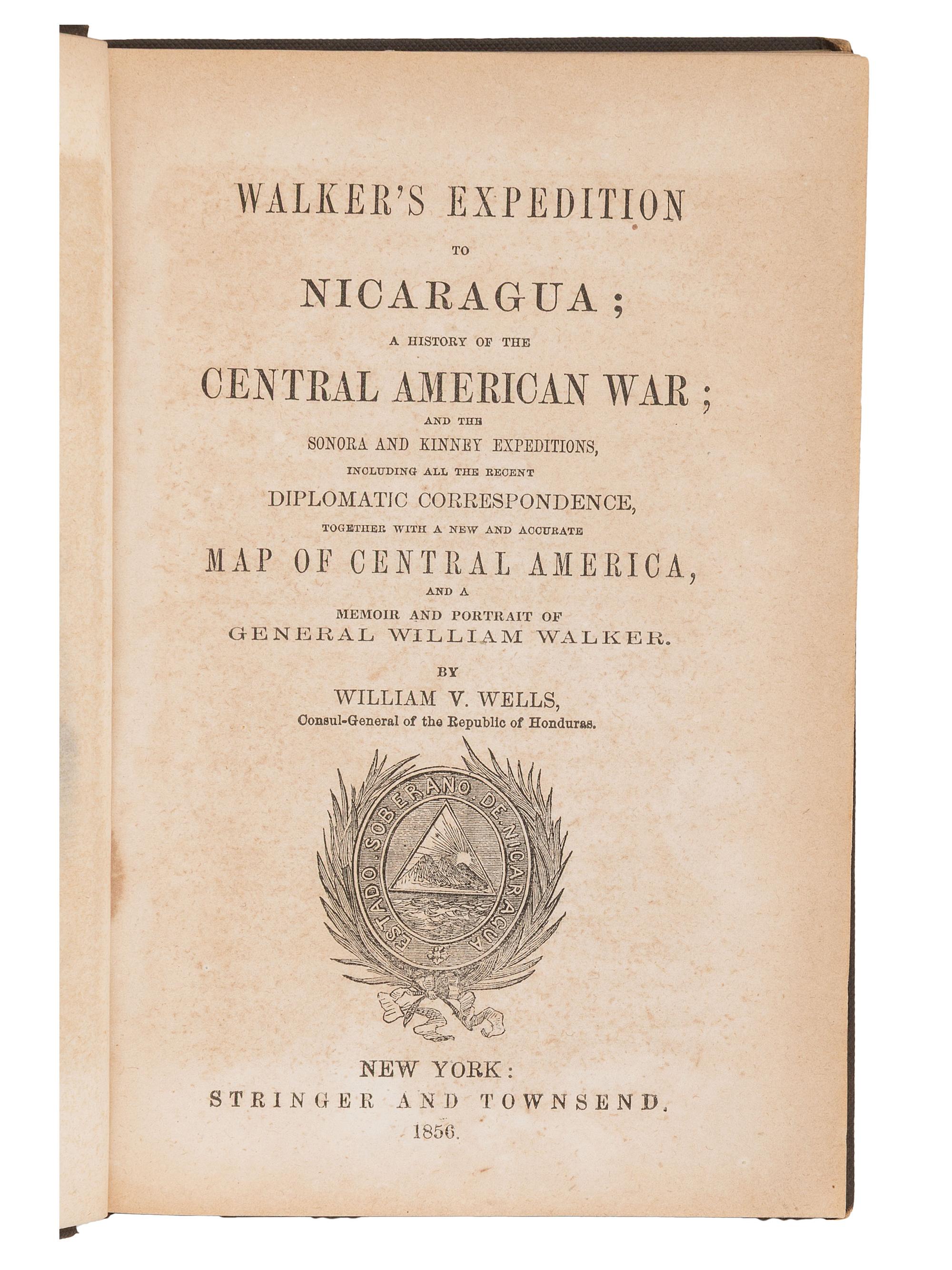 [FILIBUSTERS -- WALKER, William (1824-1860)]. Small grouping related to William Walker and the "Walker Expedition" to Nicaragua.