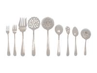 An American Silver Flatware Service