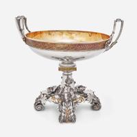 A Neoclassical sterling silver center bowl John Chandler Moore & Son for Tiffany & Co., New York, 1854-1870