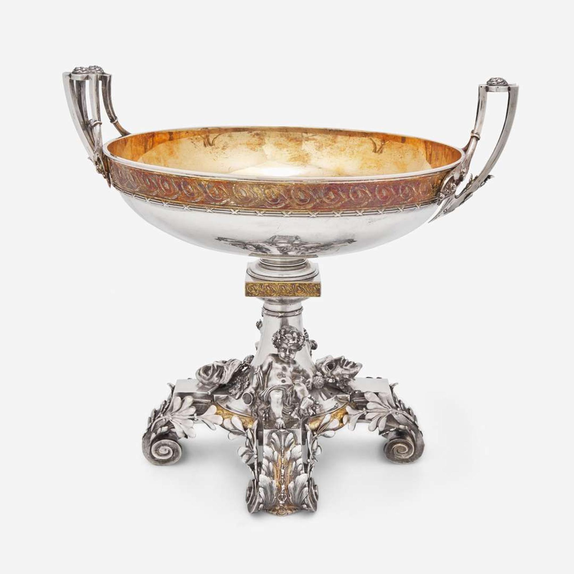 A Neoclassical sterling silver center bowl John Chandler Moore & Son for Tiffany & Co., New York, 1854-1870