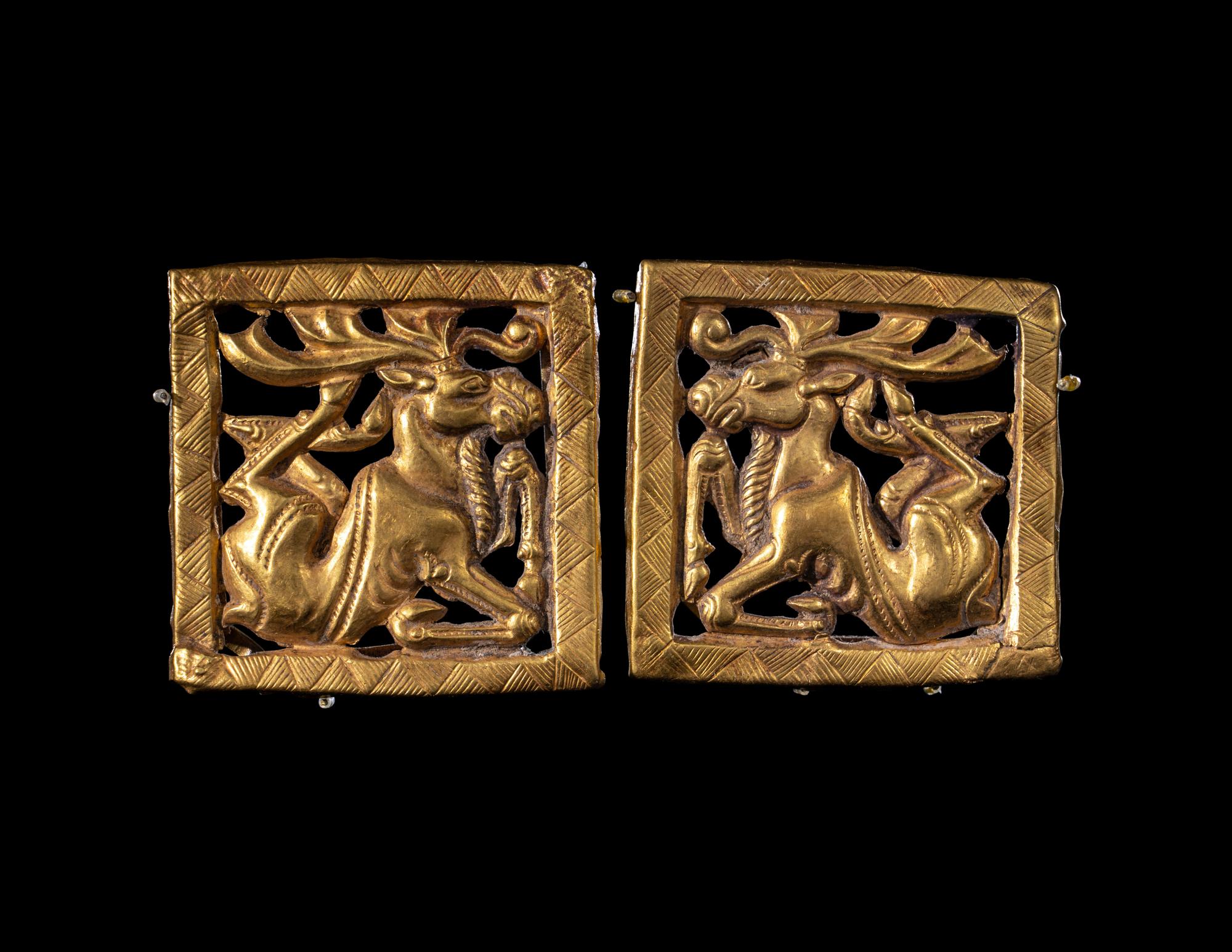 Two Scythian Gold Appliques