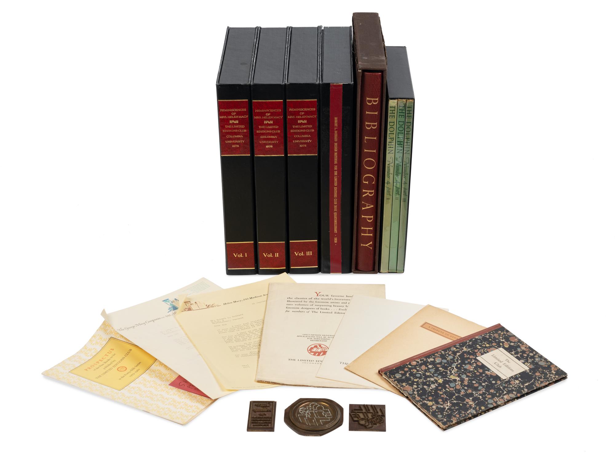 [LIMITED EDITIONS CLUB]. A COMPLETE RUN of Limited Editions Club publications, v.p. [mostly New York], 1929-2010.