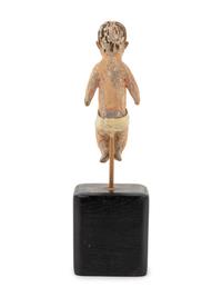 A Spanish Colonial Carved Wood Figure of the Christ Child