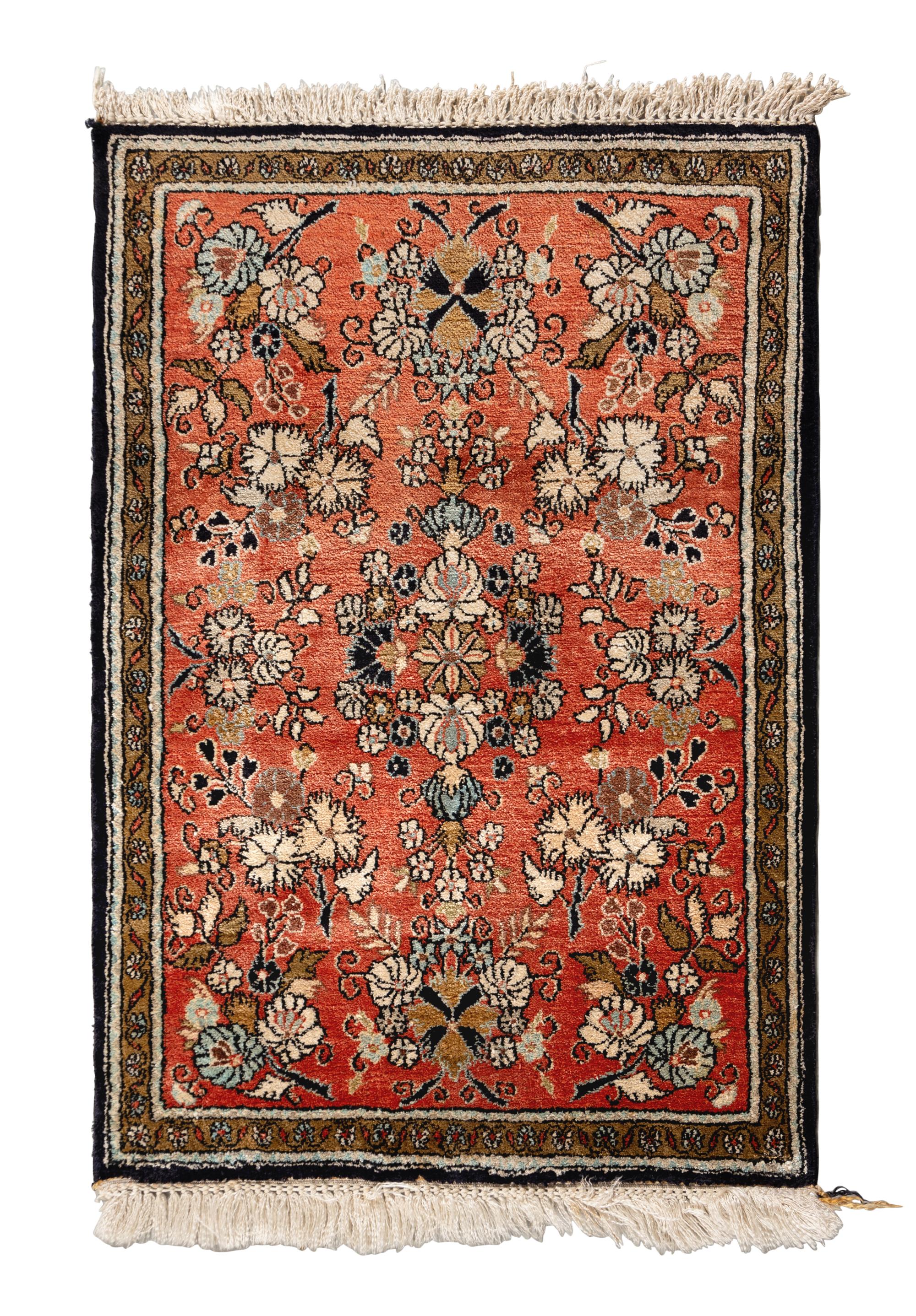 A Persian Silk Rug