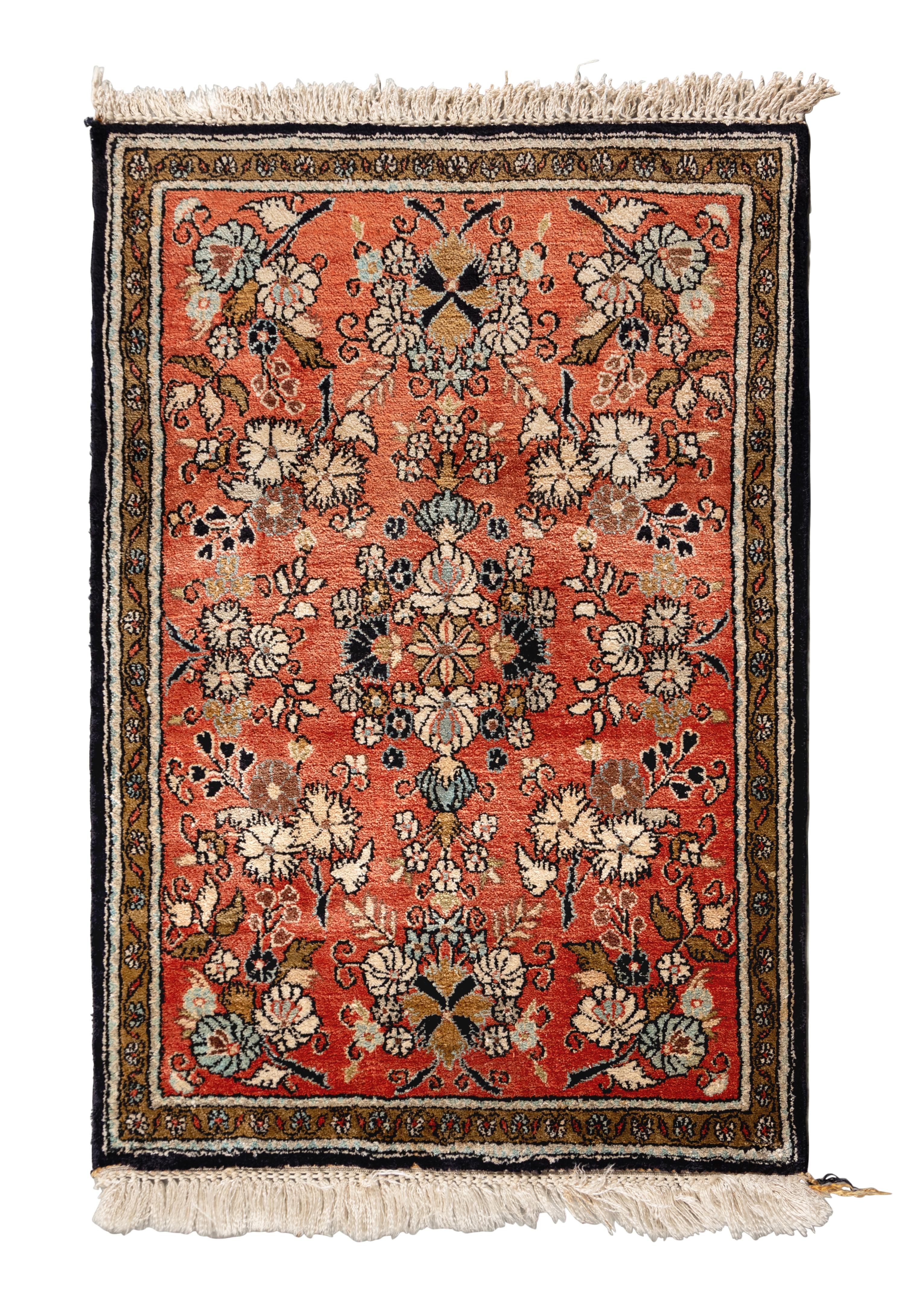 A Persian Silk Rug