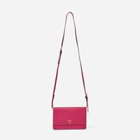 A Pink Prada Wallet Crossbody Purse Prada