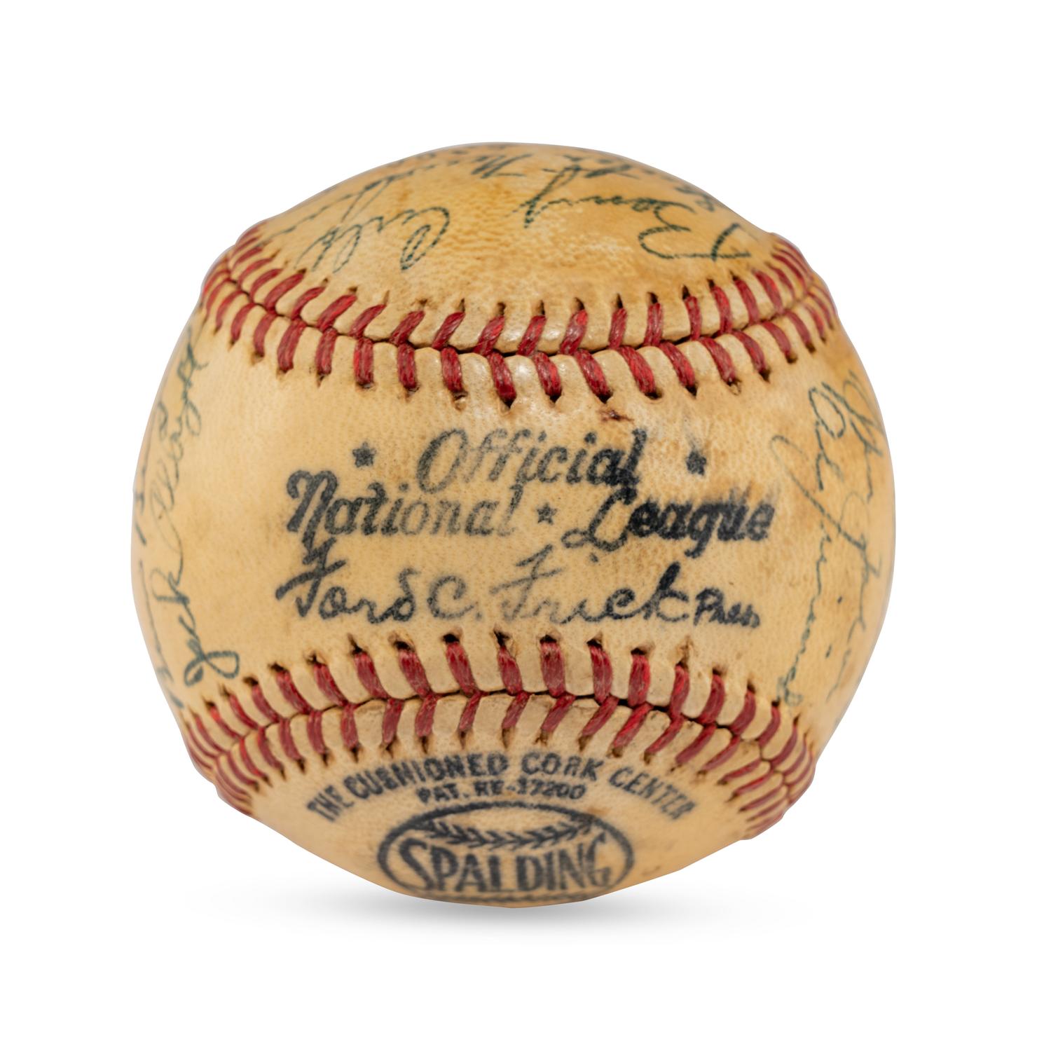 A 1947 Philadelphia Phillies Team Signed Autograph Baseball (PSA Letter of Authenticity)