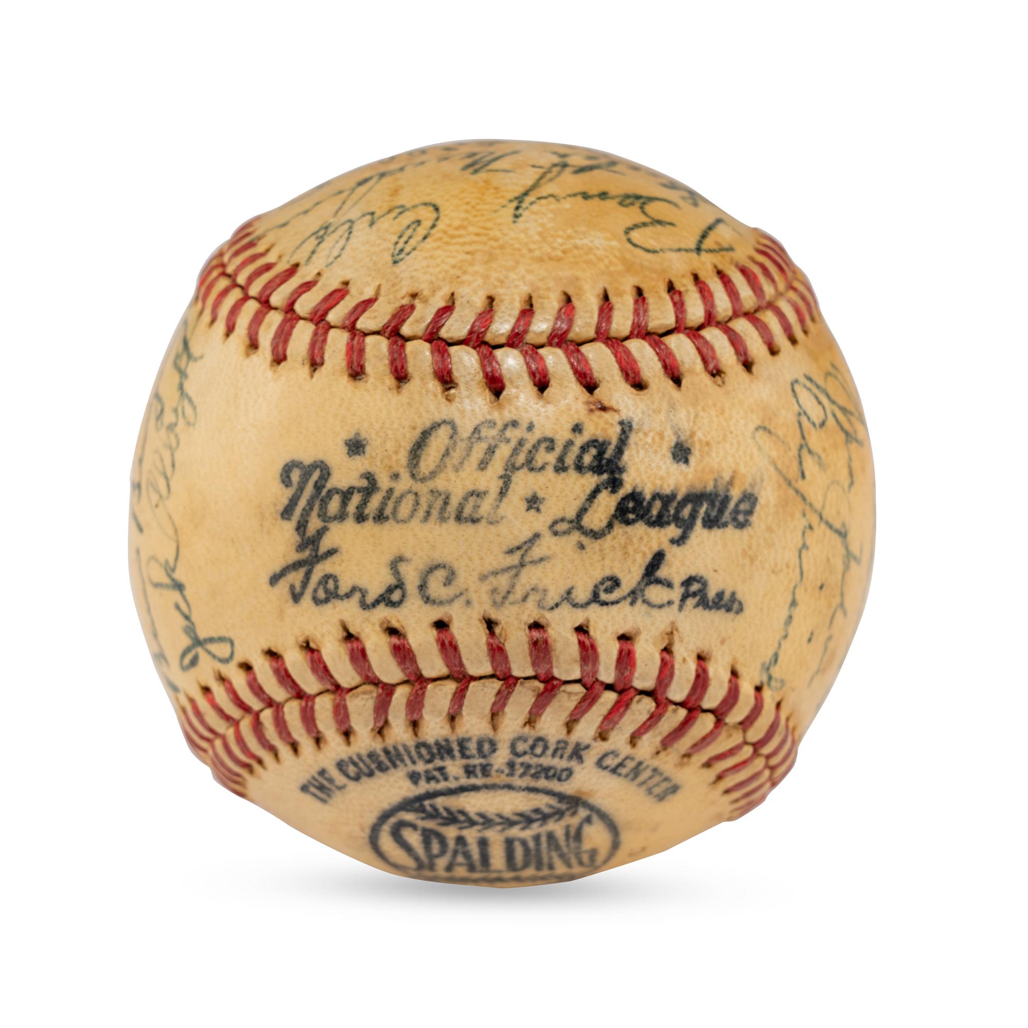 A 1947 Philadelphia Phillies Team Signed Autograph Baseball (PSA Letter of Authenticity)