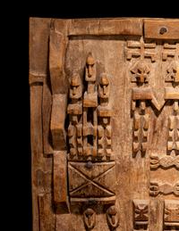 Two Dogon Wood Granary Doors