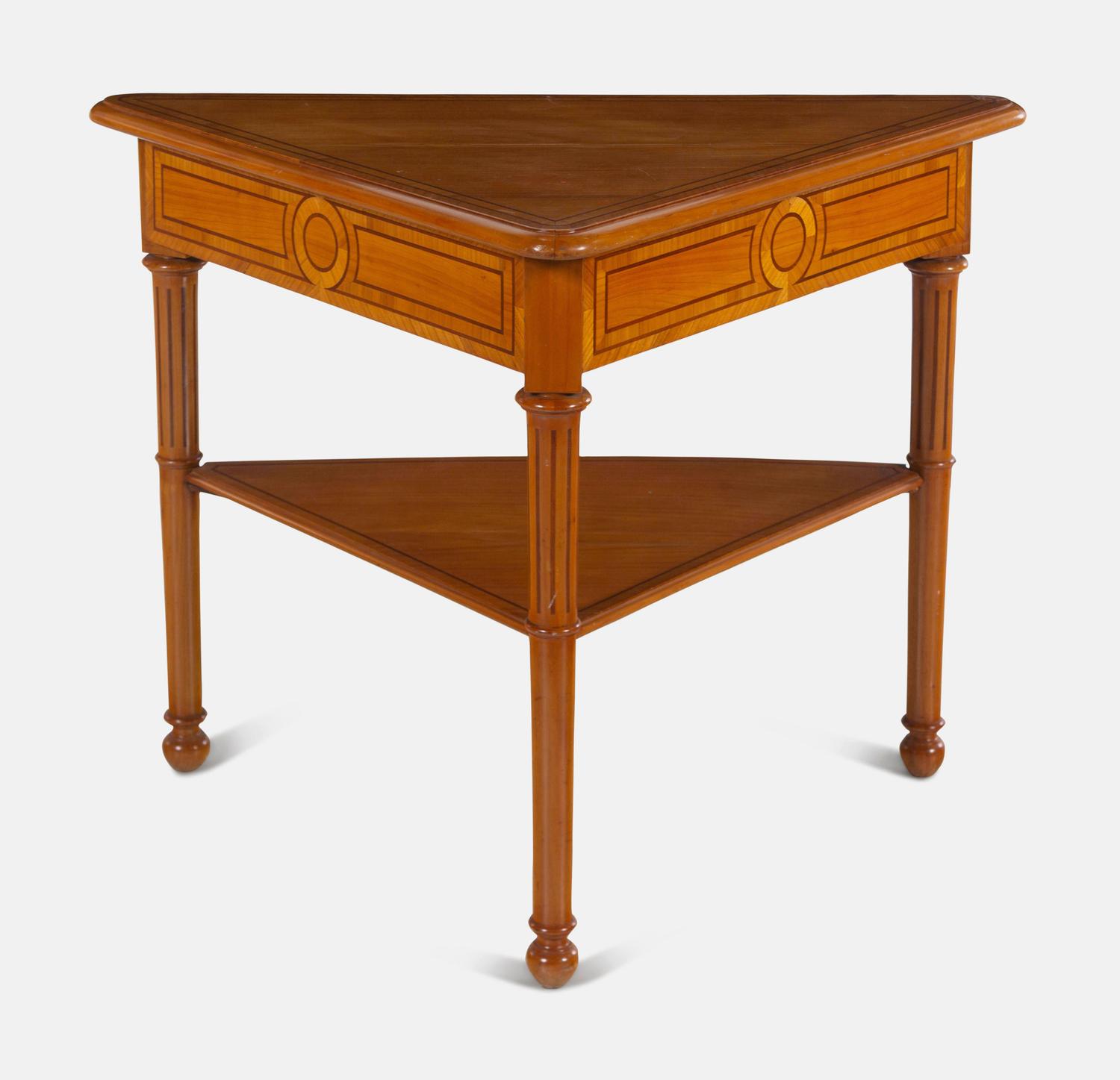 Two-Tier Triangular Table