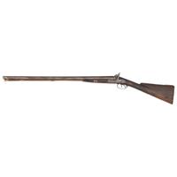 Belgian Double Barrel Percussion Shotgun by Drisket & Waroux of Liege