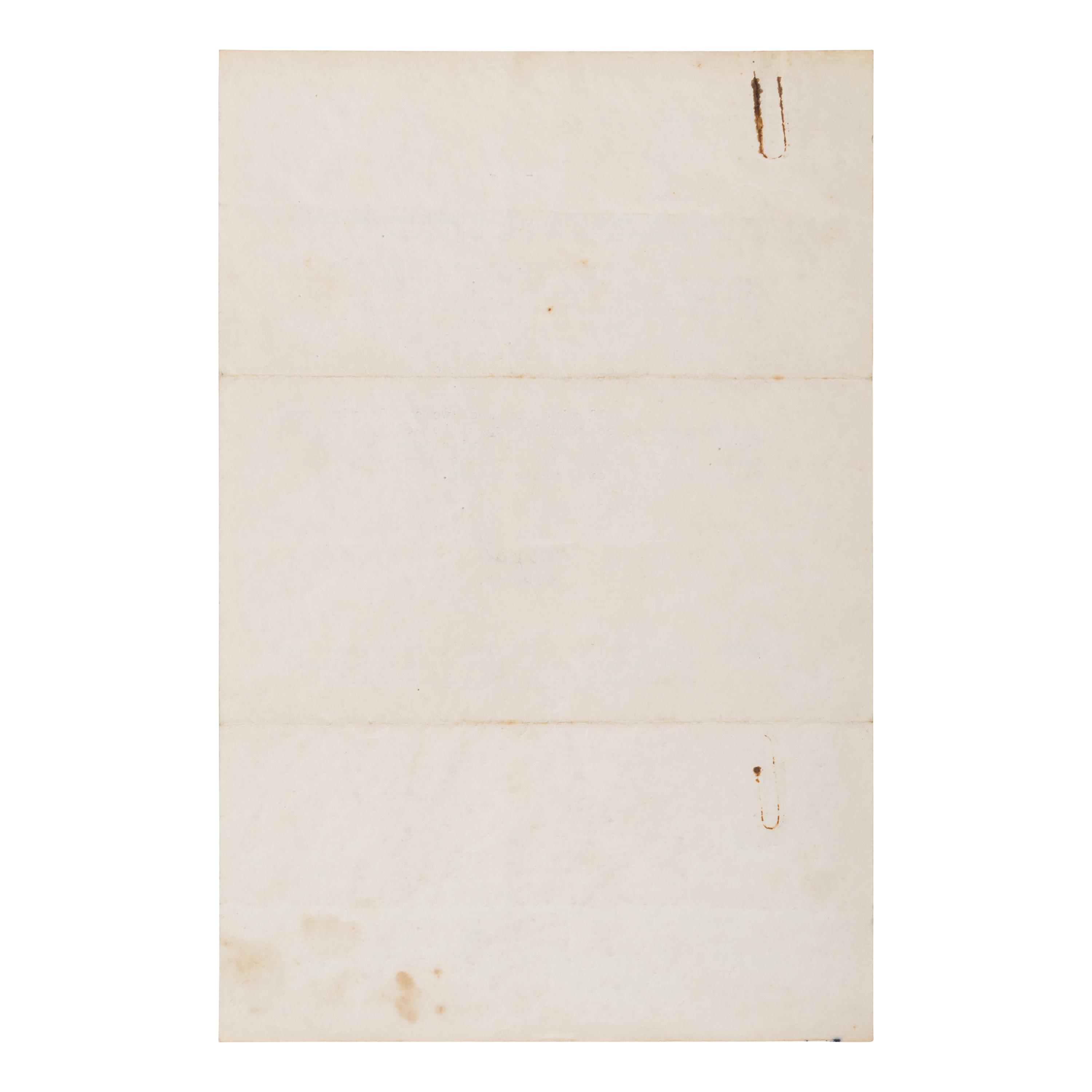 Mitchell, Margaret (1900-1949). Typed letter signed ("Margaret") to Edwin Granberry, Atlanta, 9 December 1936.
