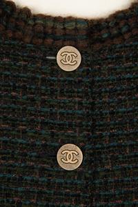 Chanel Green and Brown Fantasy Tweed Skirt Suit, c. 2009