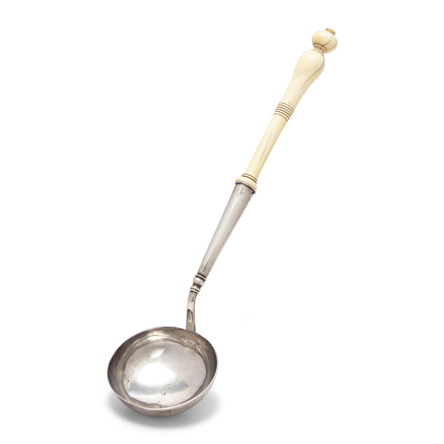 A William III Britannia Silver Punch Ladle