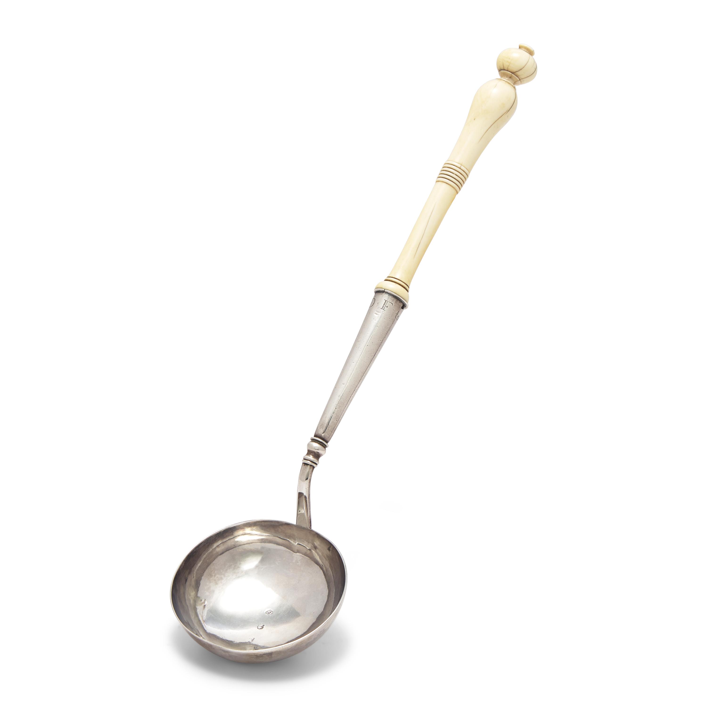 A William III Britannia Silver Punch Ladle
