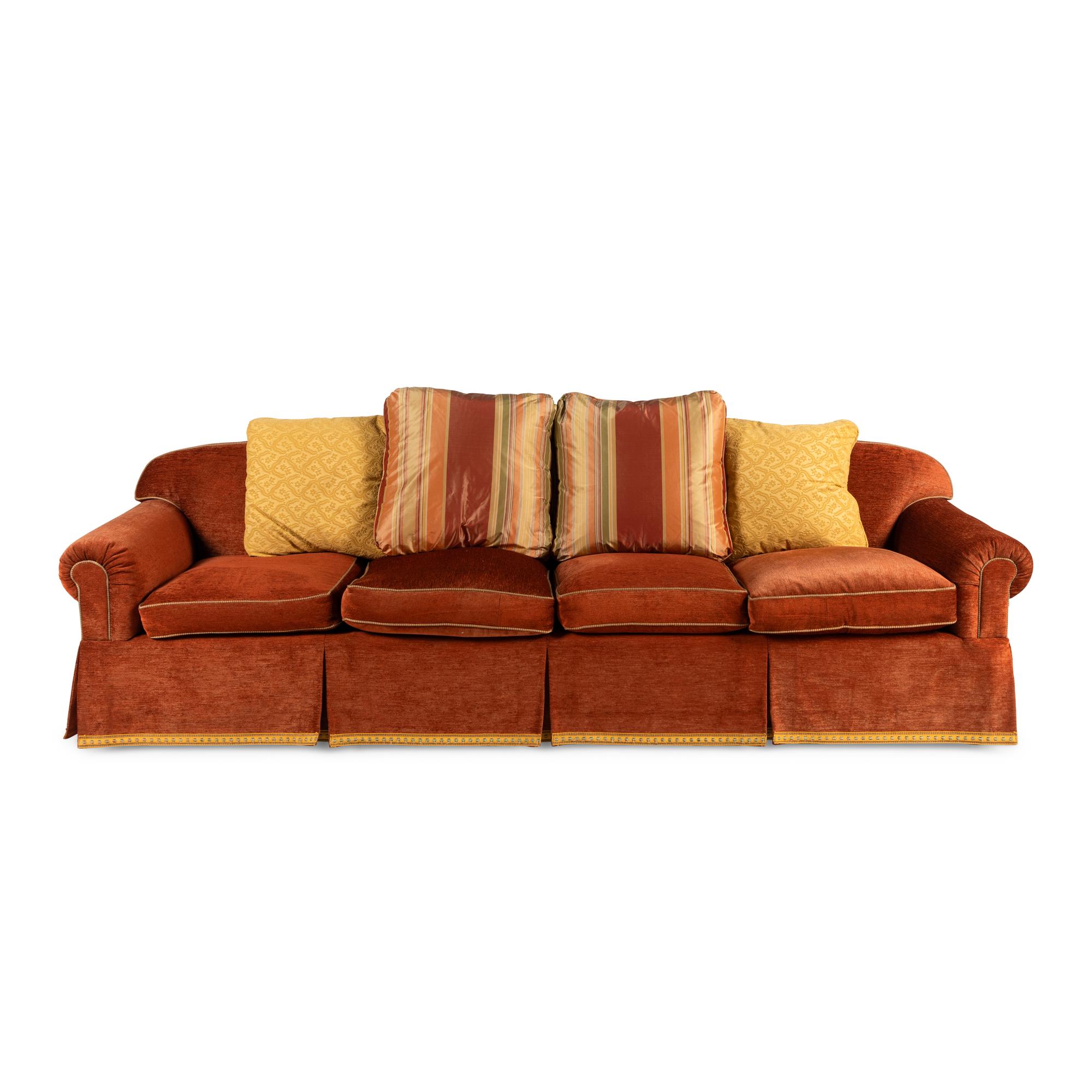 A Contemporary Custom Upholstered Sofa