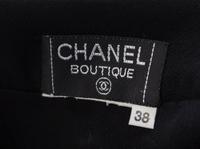 A Pair of Chanel Black Pleated Pants, Size 38.