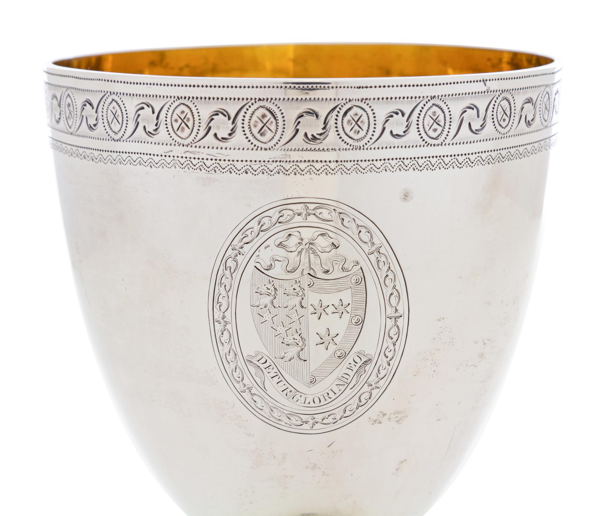 A George III Silver Goblet
