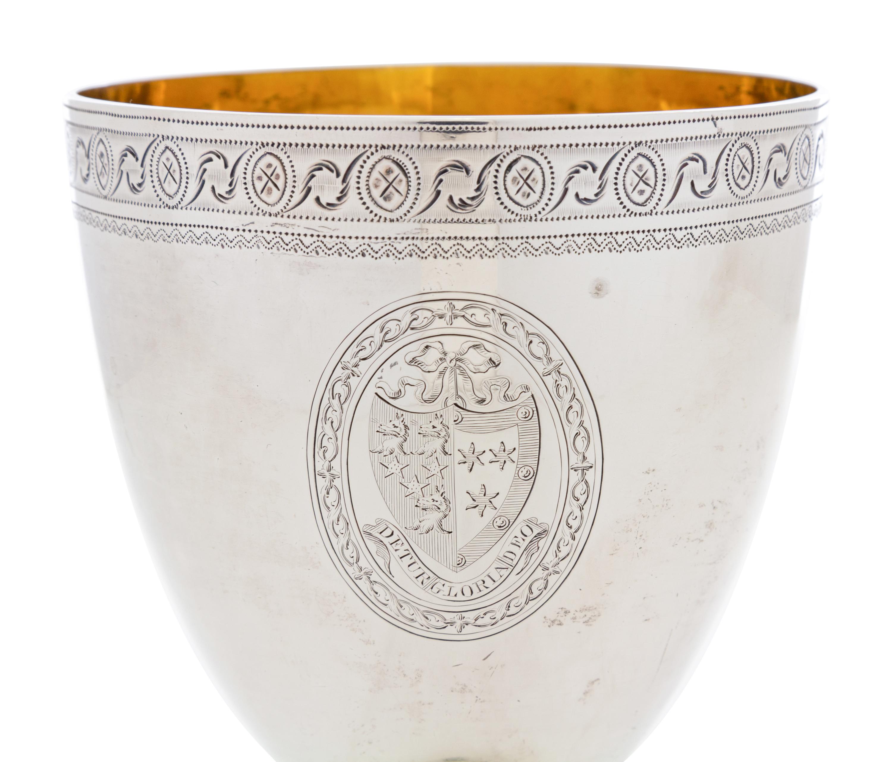 A George III Silver Goblet