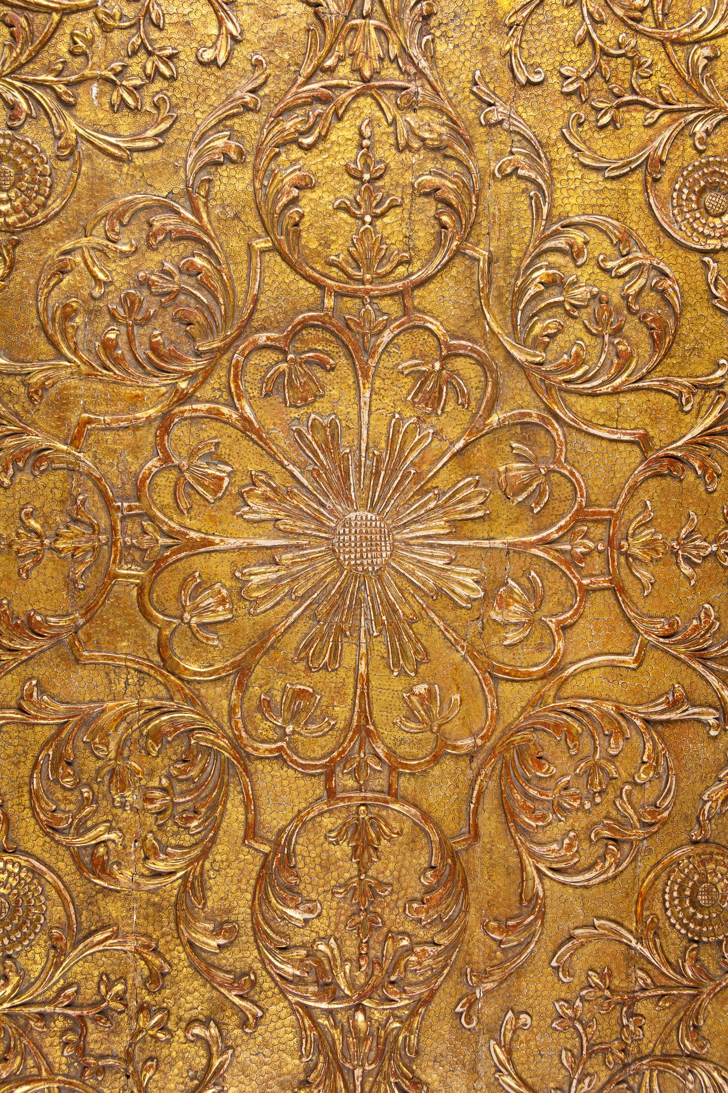 An Irish George II Gilt-Gesso Table