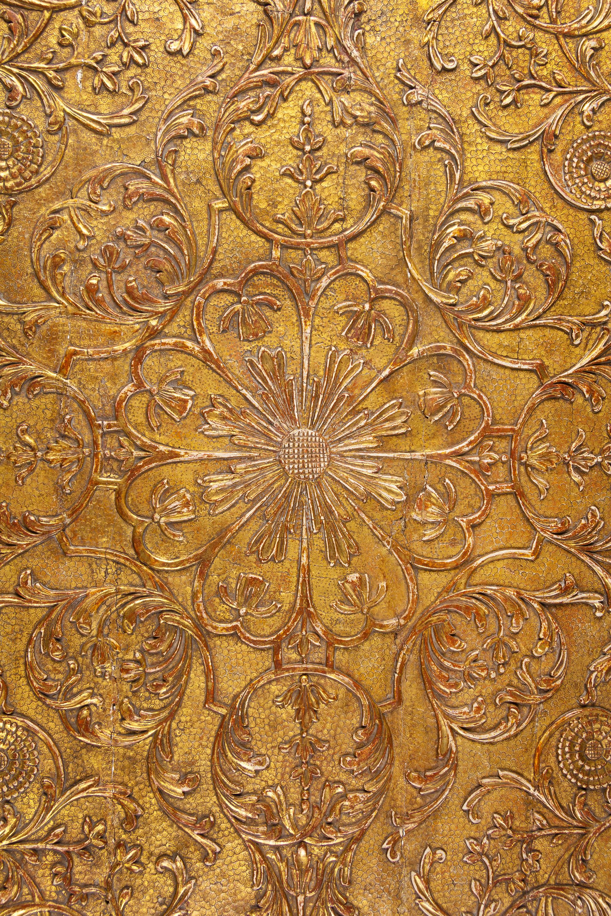 An Irish George II Gilt-Gesso Table
