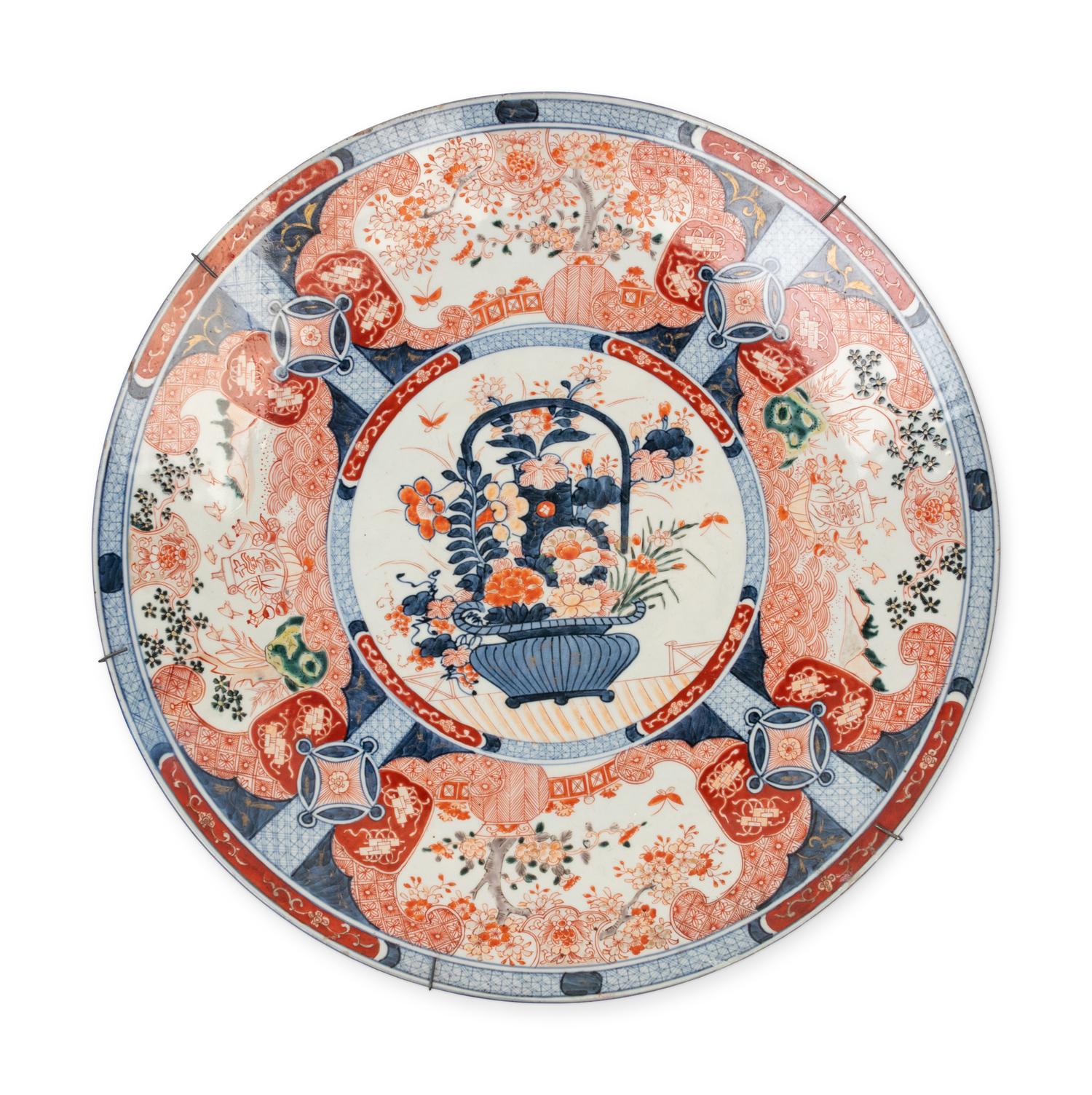 An Imari Porcelain Charger