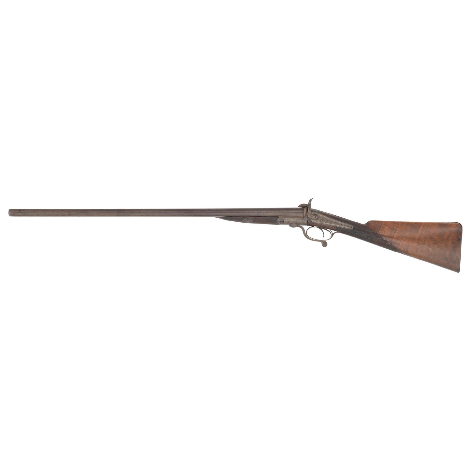 13 Bore Pinfire Back Action Lock Hammer Shotgun by Boudereaux of London
