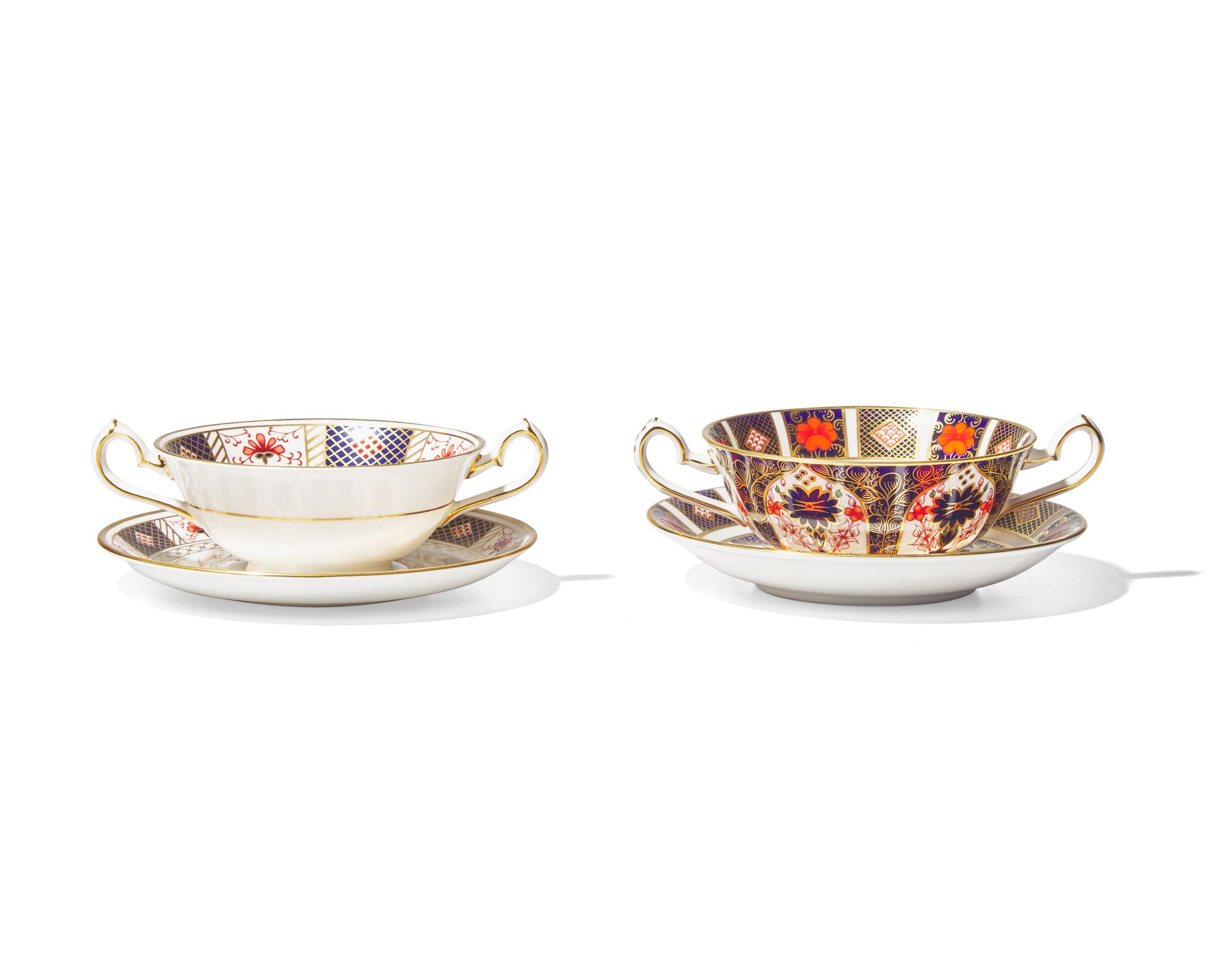 An Extensive Royal Crown Derby Porcelain Dinner Service
