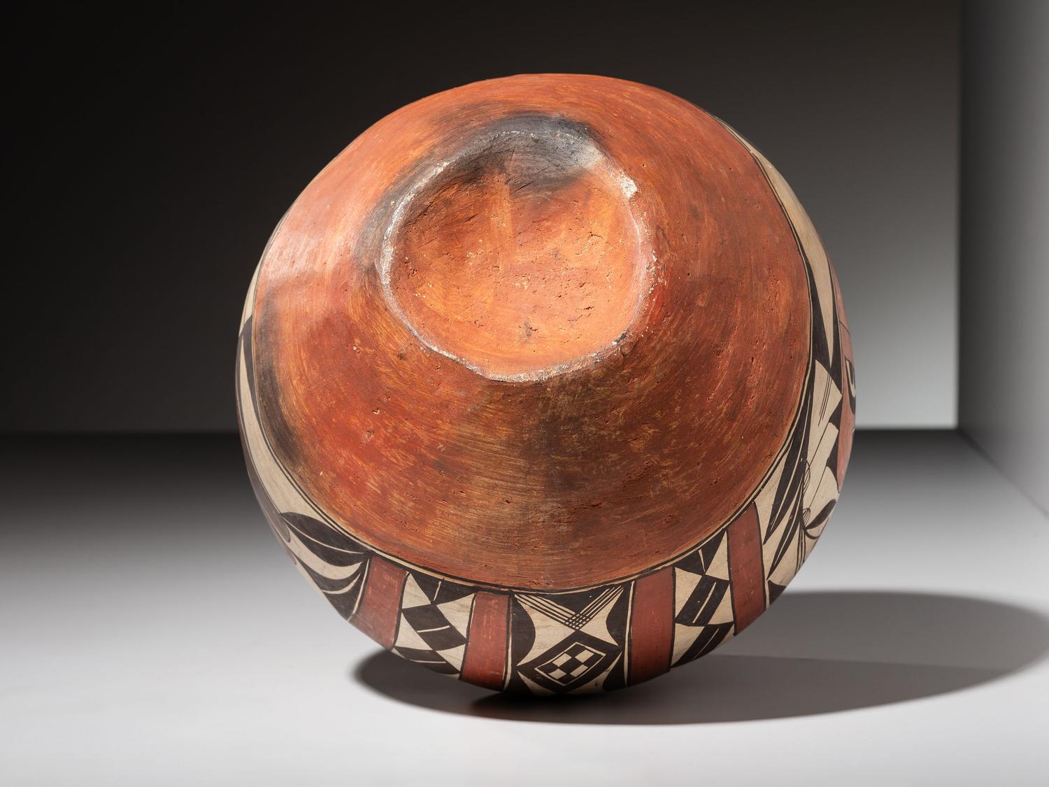 Acoma Pottery Jar, with Birds