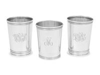 Three American Silver Julep Cups