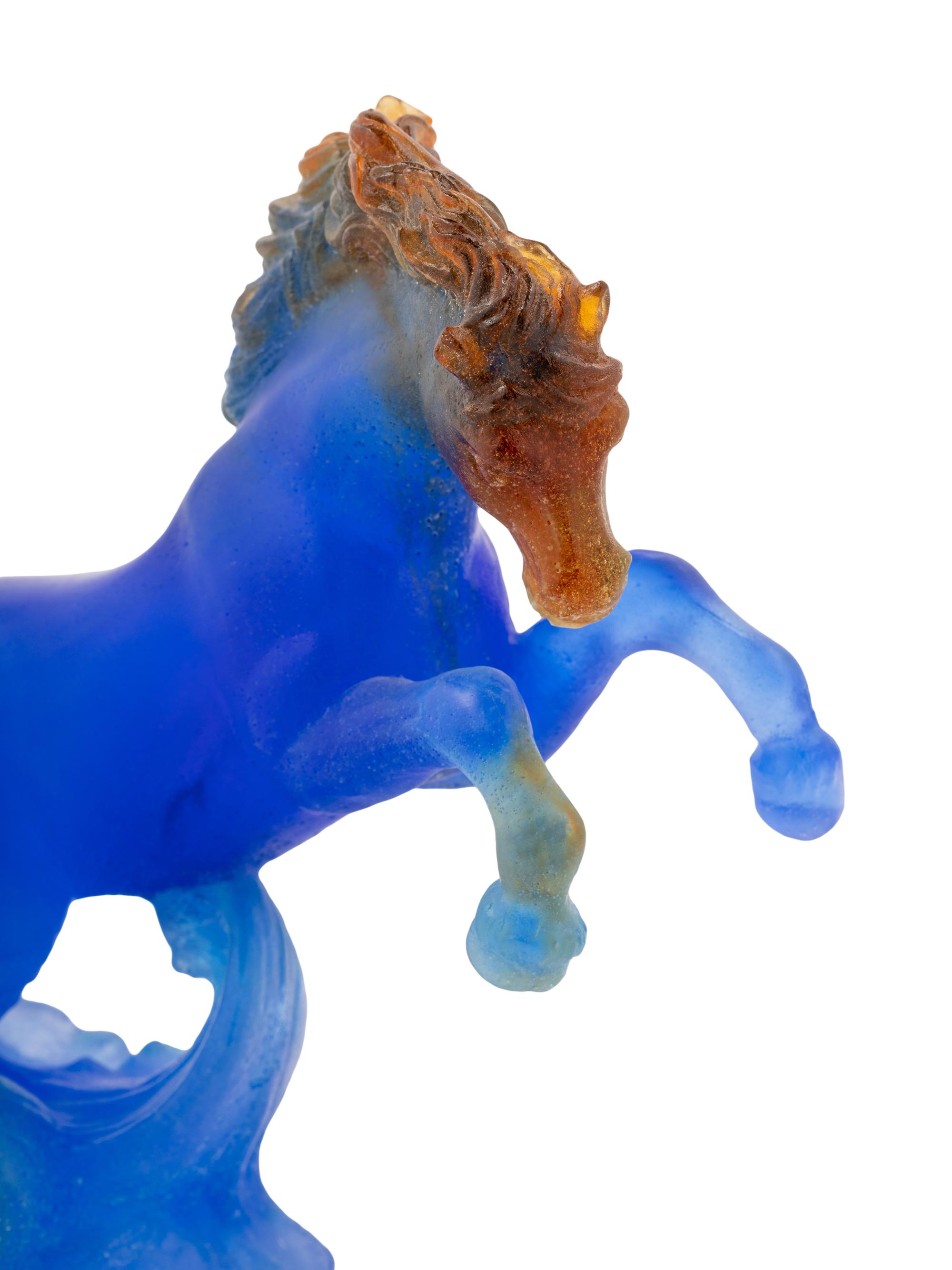 A Daum Pâte-de-Verre Horse