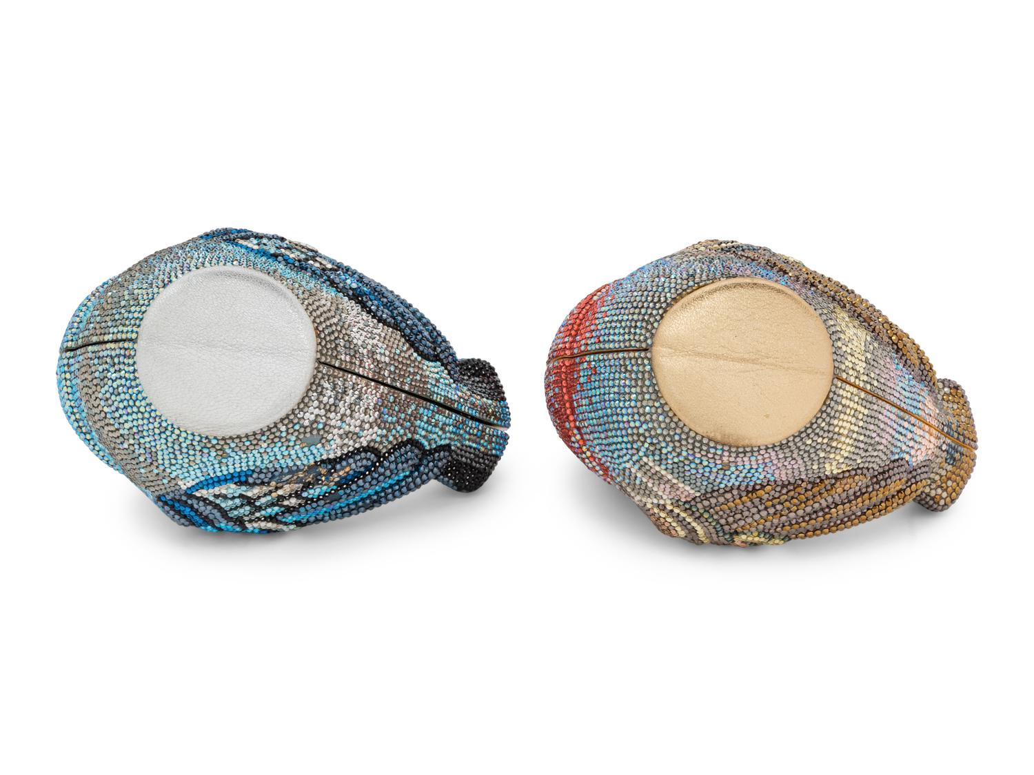 Two Judith Leiber Bird Minaudières