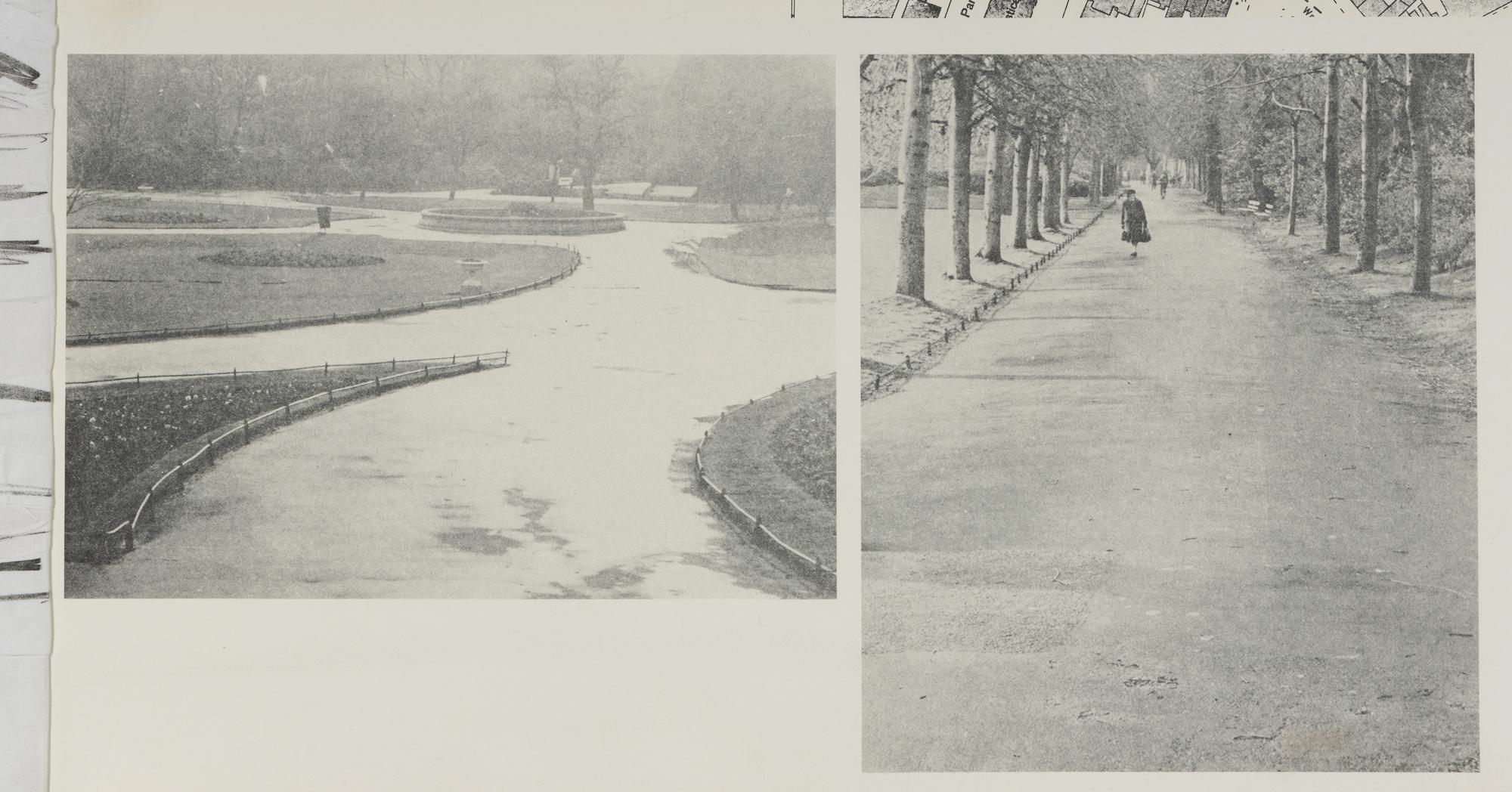 Wrapped Walk ways, Project for St. Stephen's Green Park, Dublin, 1983