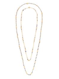 COLLECTION OF SAPPHIRE AND DIAMOND NECKLACES