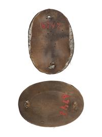 [CIVIL WAR]. A Pair of New Hampshire officer's Hardee hat insignia.