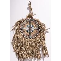 Apache Beaded Hide Bag
