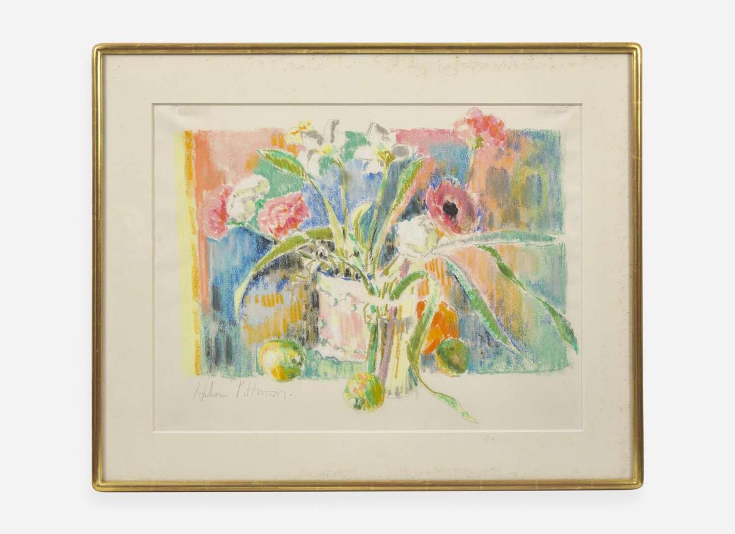 Hobson Pittman (American, 1900–1972) - Still Life (Pastel)