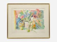 Hobson Pittman (American, 1900–1972) - Still Life (Pastel)