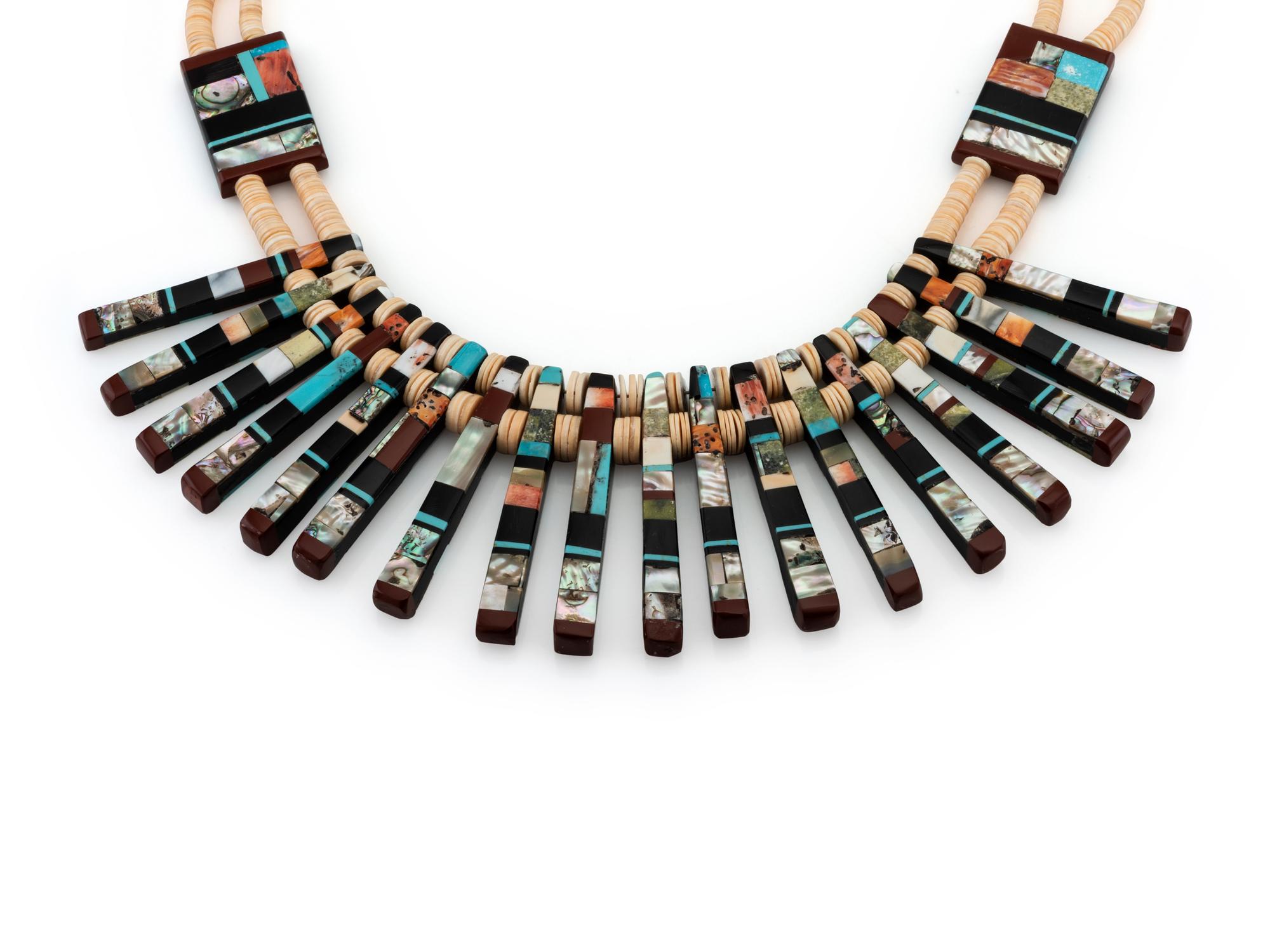 Kewa Mosaic Inlay Necklace