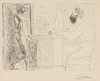 Sculpteur et son Modèle devant une Fenêtre (from La Suite Vollard )