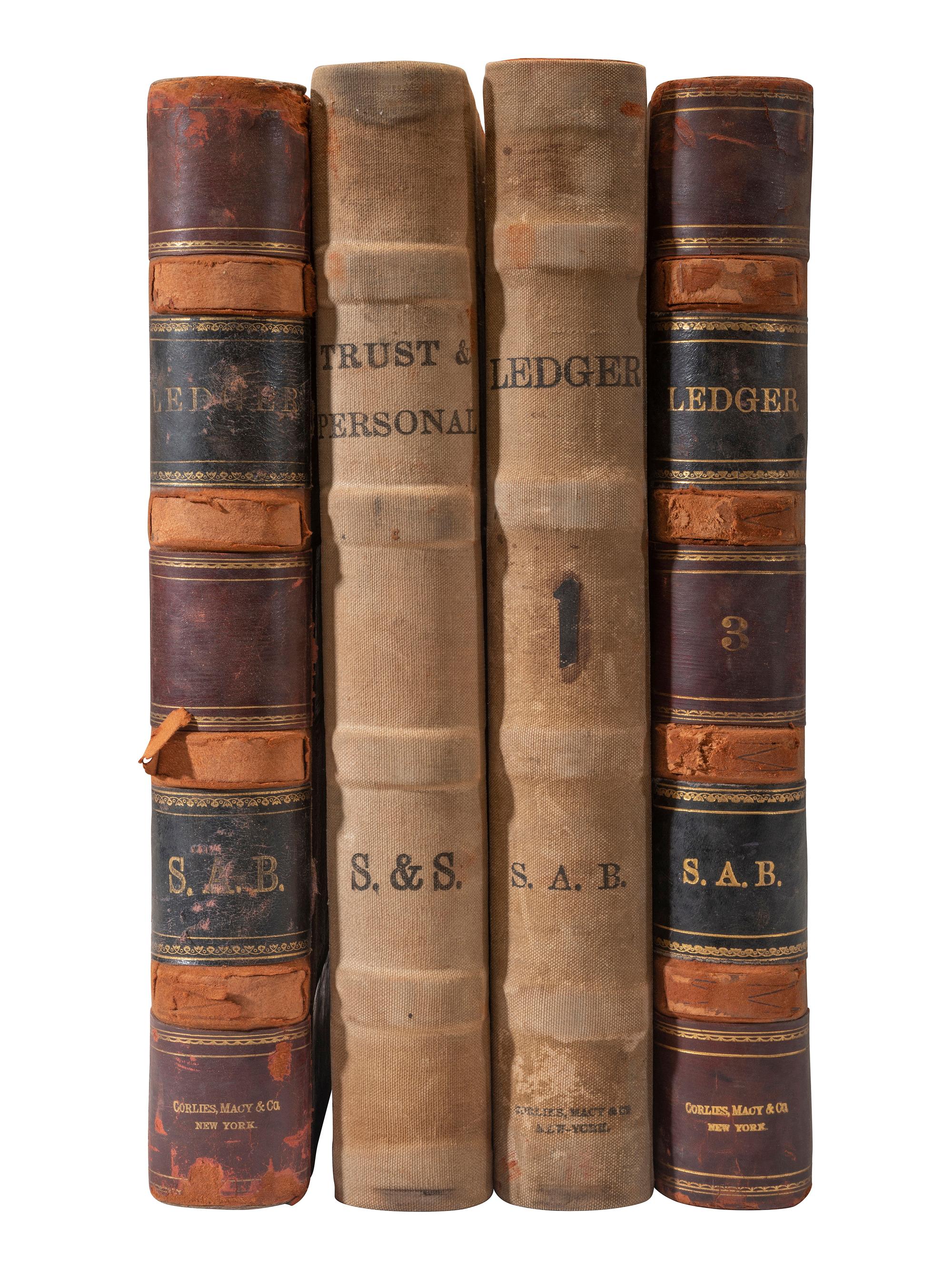 [US SUPREME COURT]. Blatchford family archive including documents, ledgers, photographs, and a silk menu signed by President Chester A. ARTHUR (1829-1886) and Supreme Court Justice Samuel Blatchford (1820-1893).