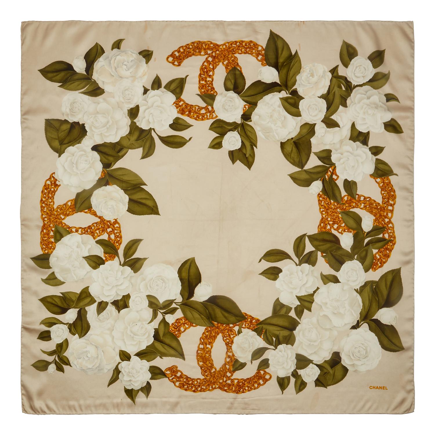 Three Chanel Scarves