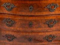A German Walnut Chest of Drawers