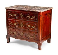 A Louis XV Provincial Walnut Commode — 19TH CENTURY
