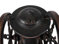 A Landers, Frary & Clark Painted Cast Iron Coffee Mill