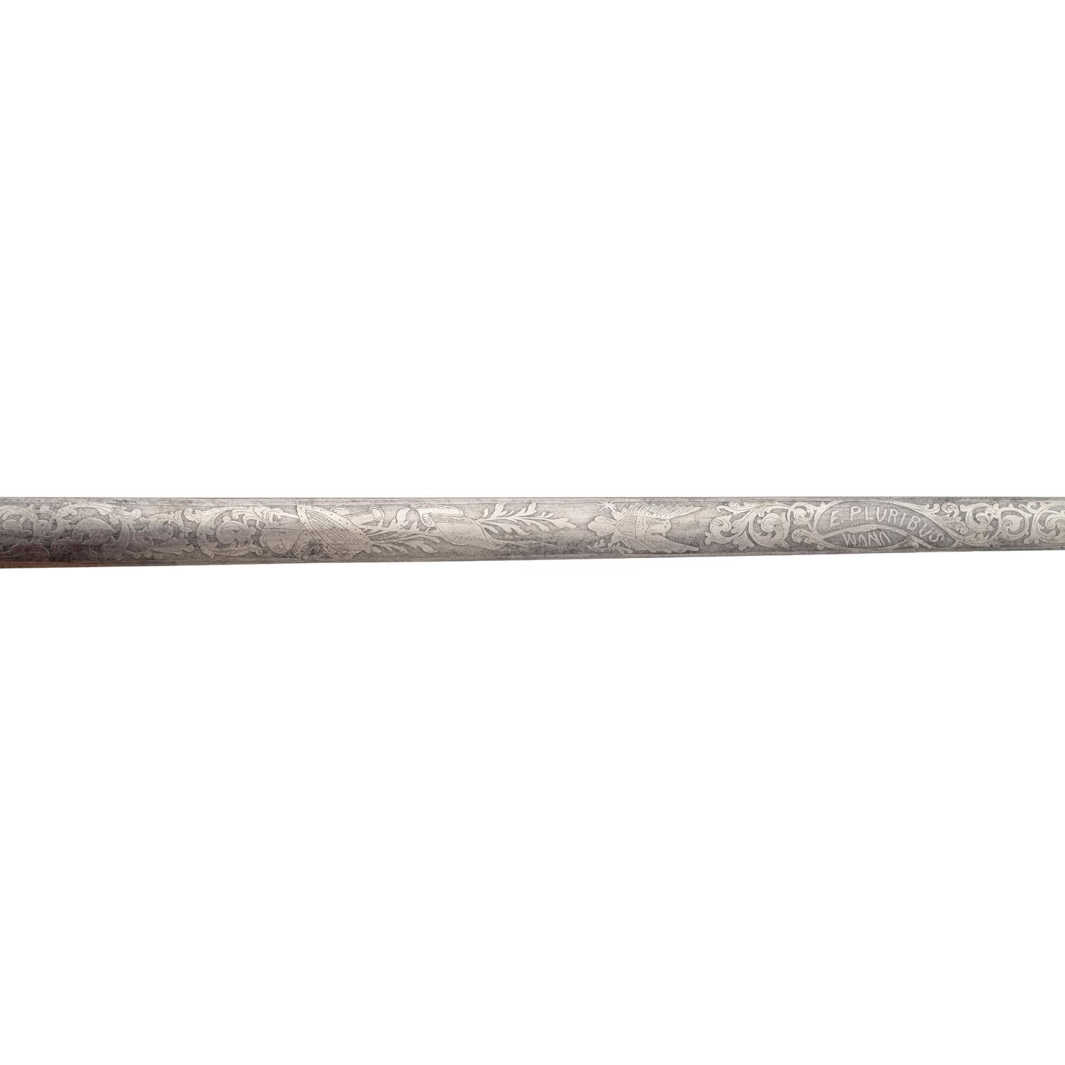 US Model 1840 Medical Staff Sword Engraved to Assistant Surgeon Benjamin Taft - 20th Mass Infantry