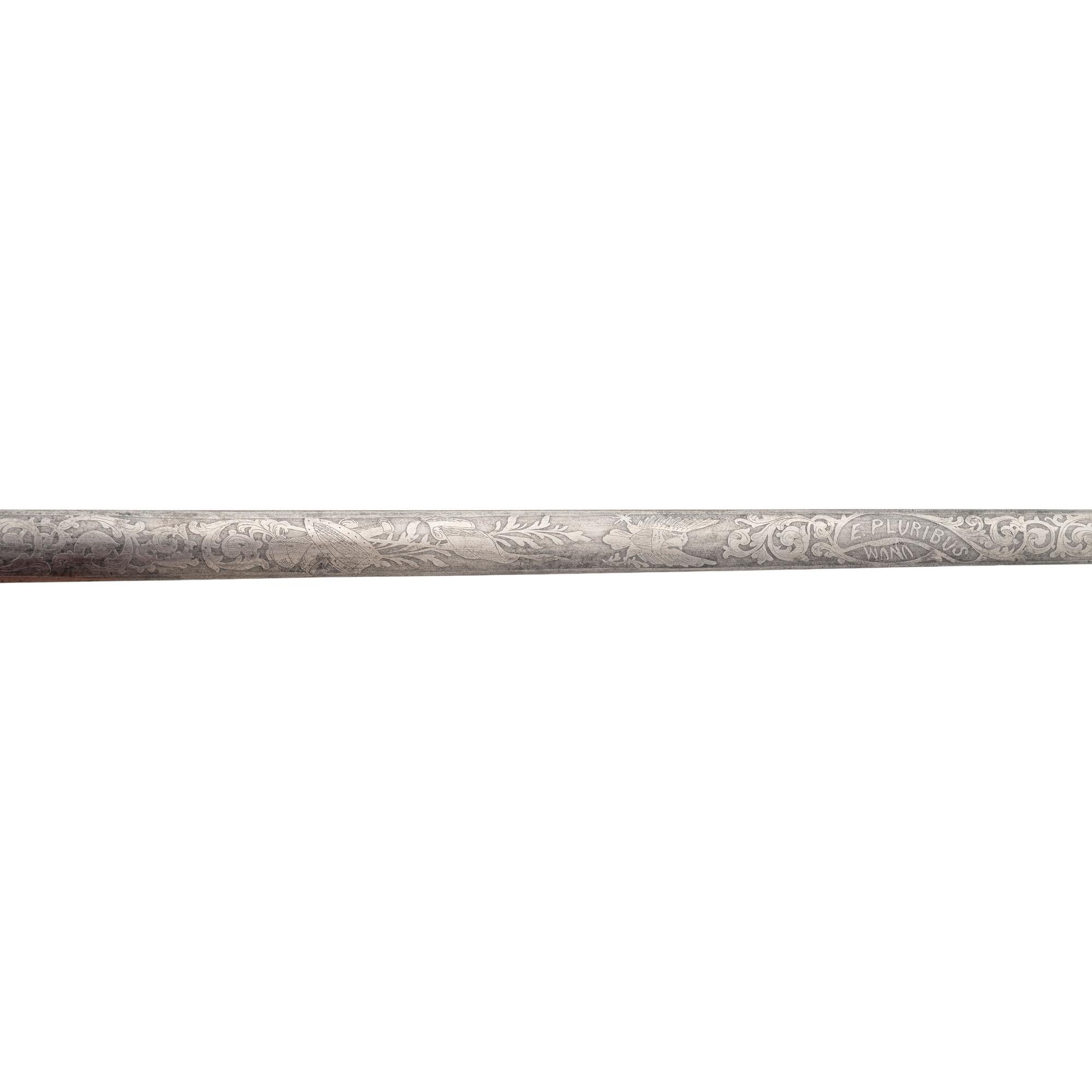 US Model 1840 Medical Staff Sword Engraved to Assistant Surgeon Benjamin Taft - 20th Mass Infantry